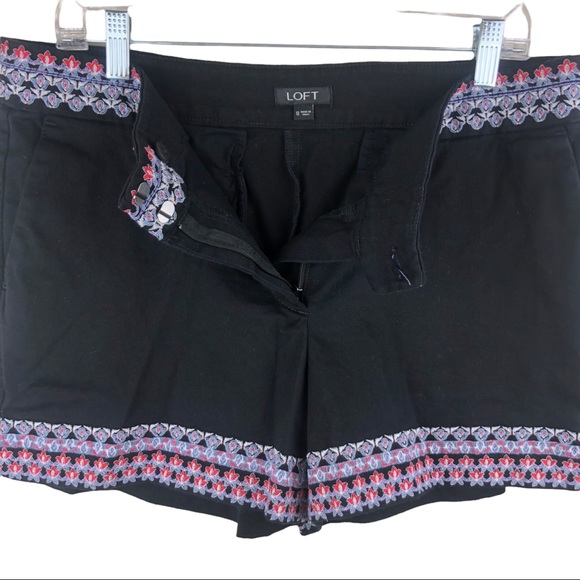 Ann Taylor LOFT Embroidered Shorts - Picture 2 of 6